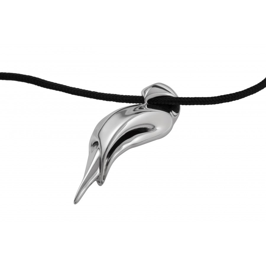 Ava88 - Ασημένιο 925 Unisex Κολιέ με Μοντέρνο Γλυπτό Μενταγιόν Hawk