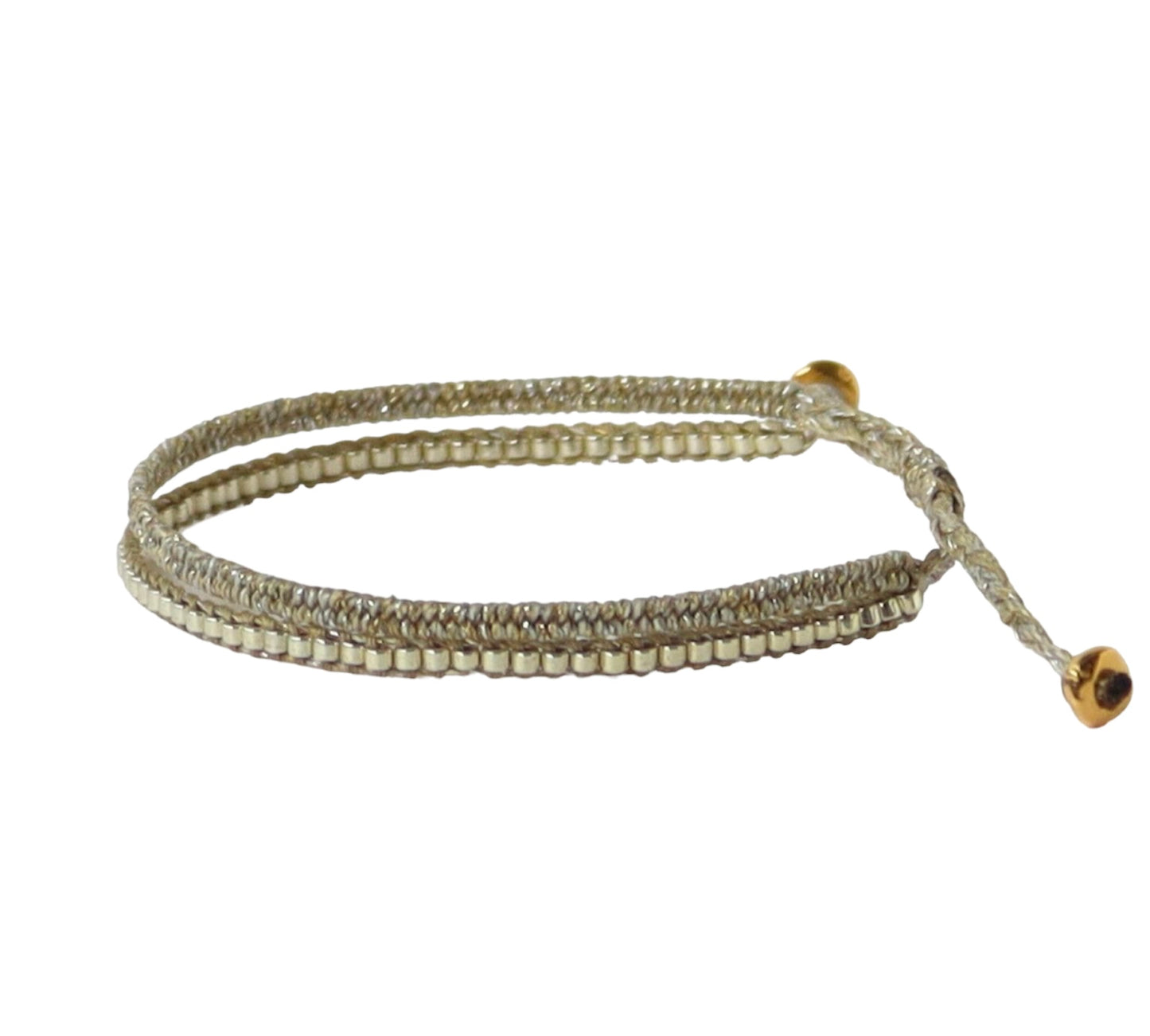 Needs & Pins - Βραχιόλι Διπλό Mini – Ασημί