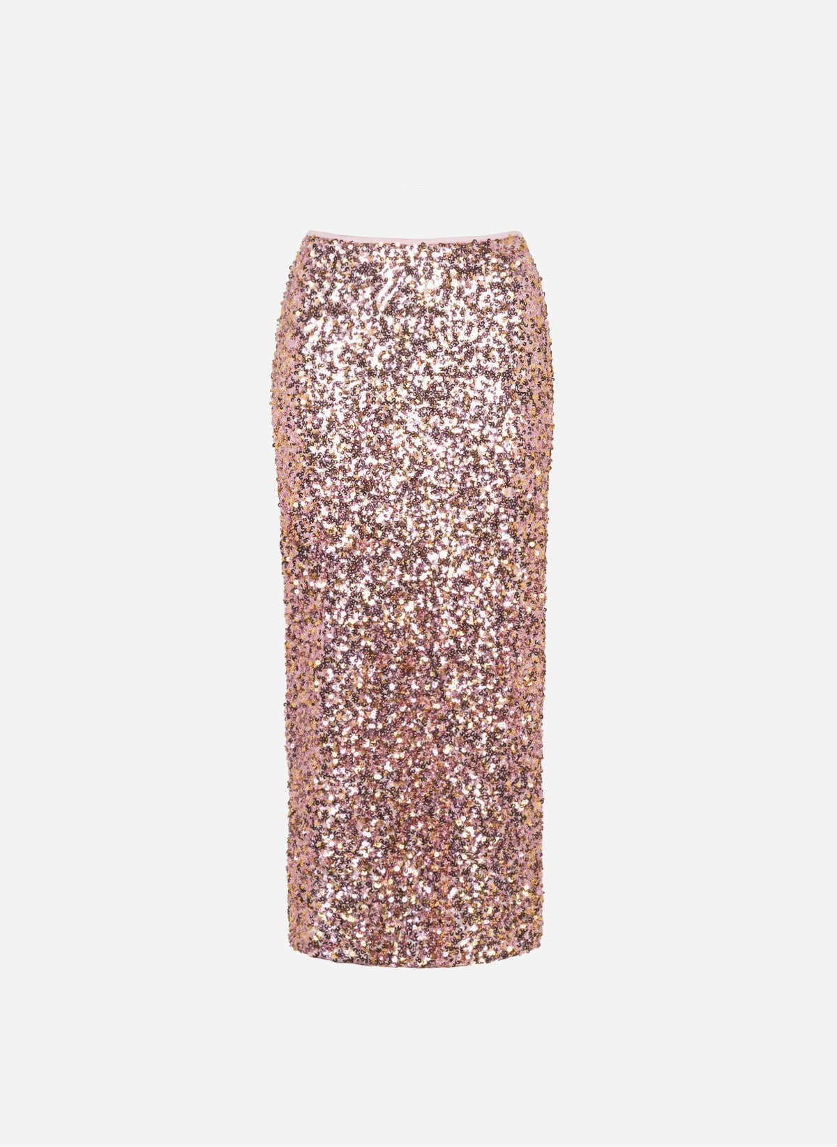 An'ge Juryly -Γυναικεία Φούστα με Πούλιες, Παγιέτες Ροζ