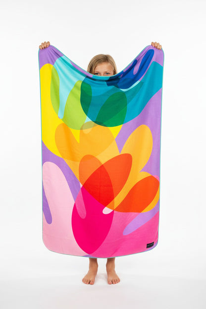 Teeter Totter - Colourful Οικολογική Quick Dry Πετσέτα Microfiber από Ανακυκλωμένο PET με τσαντάκι μεταφοράς