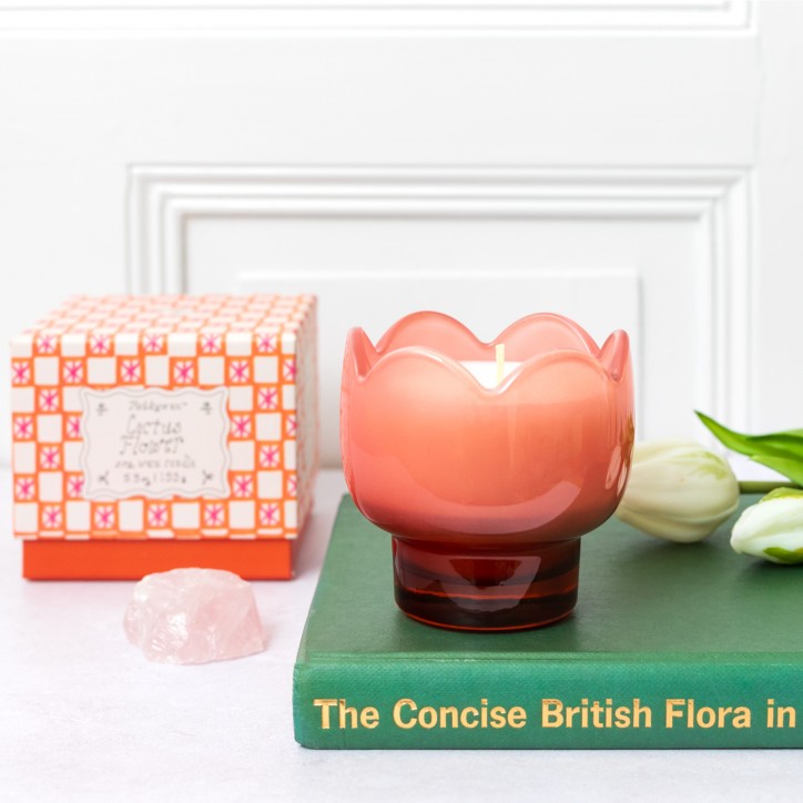 Paddywax Tulip - κερί σόγιας σε γυάλινο δοχείο, Cactus Flower 155gr